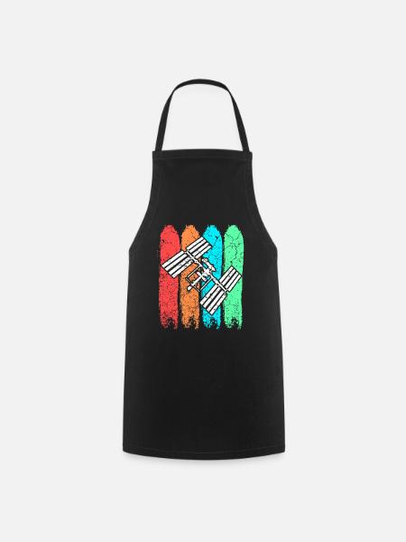 ISS International Space Station - Cooking Apron - black