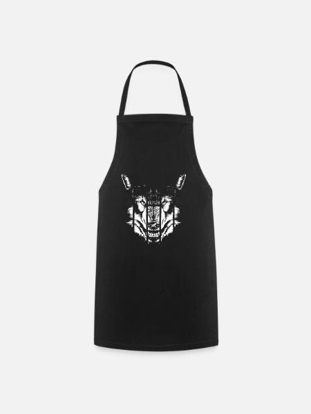 Loup - Tablier de cuisine - noir