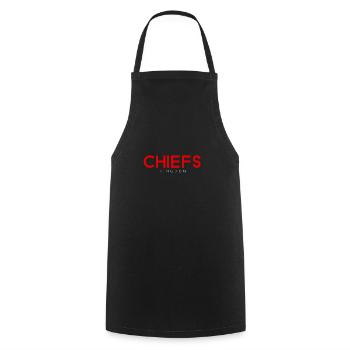 Chiefs Kingdom - Kochschürze - Schwarz - Vorne - AI Model Male 185 dark (185cm)