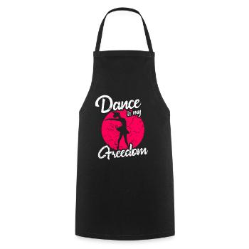Dancing ballet - Cooking Apron - black - Front - AI Model Male 185 dark (185cm)
