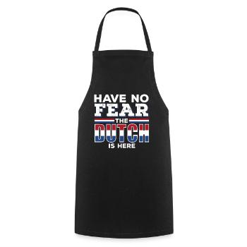 Néerlandais néerlandais - Tablier de cuisine - noir - Devant - AI Model Male 185 dark (185cm)