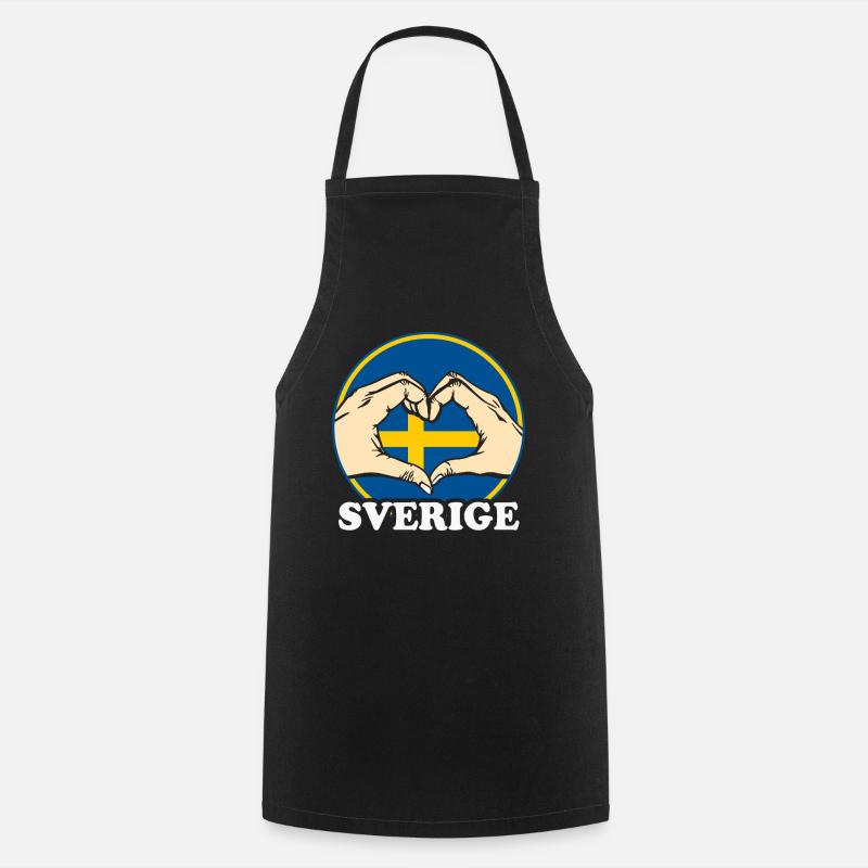 Sweden - Cooking Apron - black