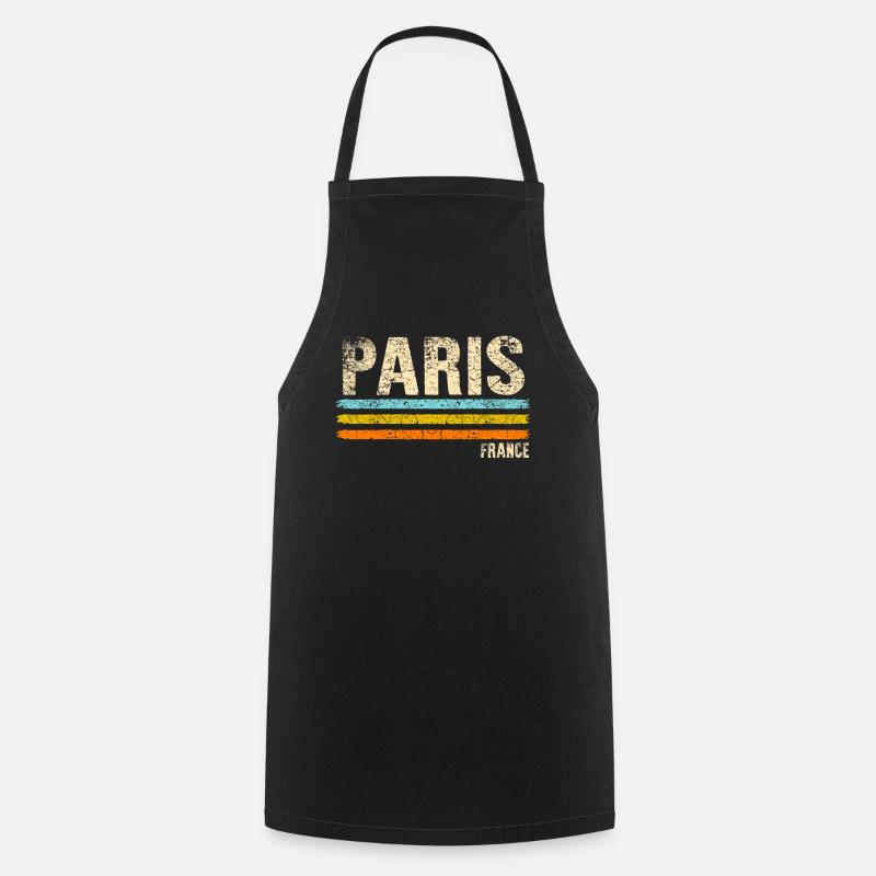 Paris - Kochschürze - Schwarz