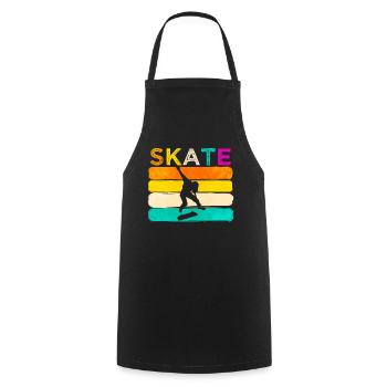 Skater - Cooking Apron - black - Front - AI Model Male 185 dark (185cm)