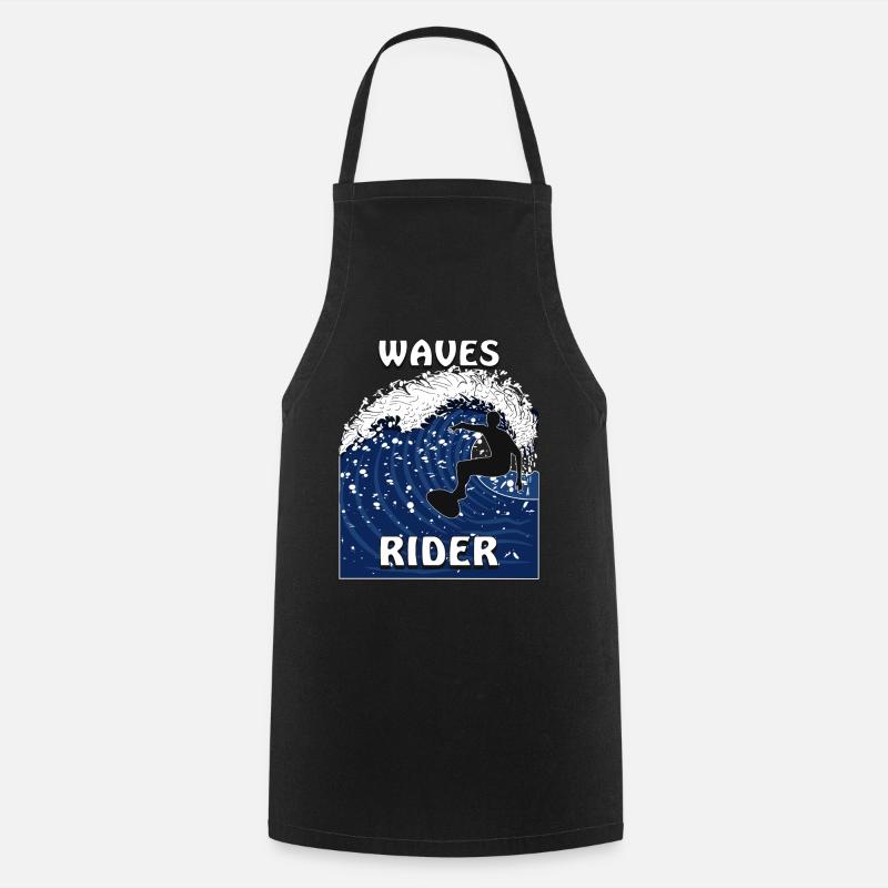 SURF WAVES RIDER - Tablier de cuisine - noir