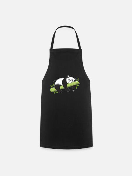 PANDA BÄR - Kochschürze - Schwarz