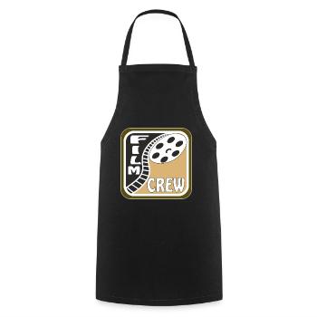 FILM REEL CINEMA FILM CREW - Cooking Apron - black - Front - AI Model Male 185 dark (185cm)