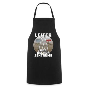 LEITER DES RECHENZENTRUMS - Kochschürze - Schwarz - Vorne - AI Model Male 185 dark (185cm)