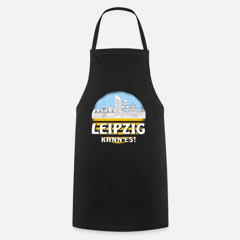 LEIPZIG KANN ES - Kochschürze - Schwarz