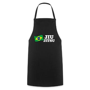 Kampfsport BJJ Brazilian Jiu Jitsu - Kochschürze - Schwarz - Vorne - AI Model Male 185 dark (185cm)