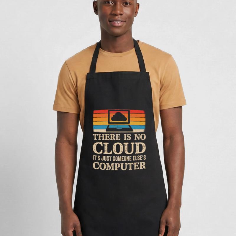 Informatik Spruch Cloud Computing Programierer Kochschürze