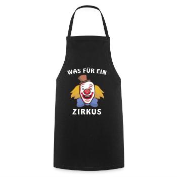 WAS FÜR EIN ZIRKUS - Kochschürze - Schwarz - Vorne - AI Model Male 185 dark (185cm)