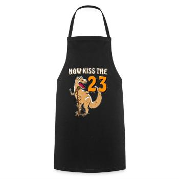 MAINTENANT EMBRASSEZ LES 23 - Tablier de cuisine - noir - Devant - AI Model Male 185 dark (185cm)