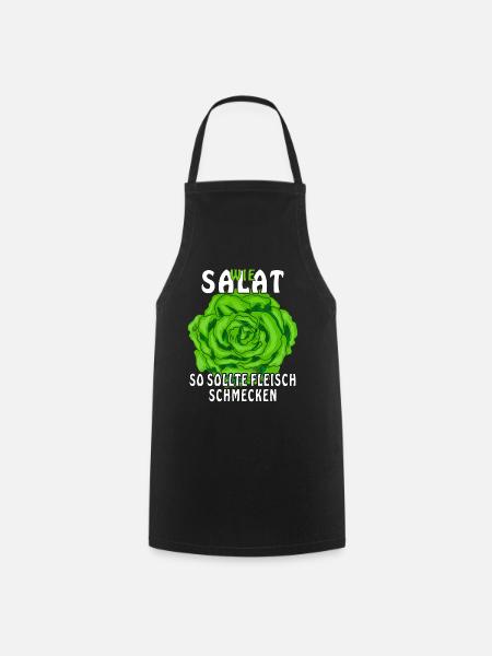 WIE SALAT - Kochschürze - Schwarz