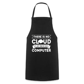 Cloud Computing Informatik Programmierung Dev - Kochschürze - Schwarz - Vorne - AI Model Male 185 dark (185cm)