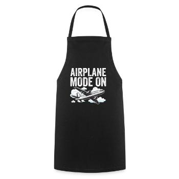 Pilote d’avion rétropilote pilote professionnel - Tablier de cuisine - noir - Devant - AI Model Male 185 dark (185cm)