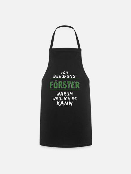 VON BERUFUNG FÖRSTER - Kochschürze - Schwarz