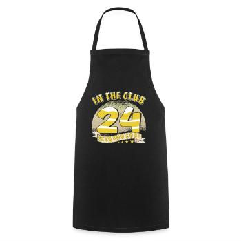 DANS LE CLUB 24 - Tablier de cuisine - noir - Devant - AI Model Male 185 dark (185cm)