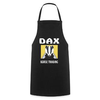 DAX BÖRSE TRADING - Kochschürze - Schwarz - Vorne - AI Model Male 185 dark (185cm)