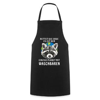 ERDE WASCHBÄREN - Kochschürze - Schwarz - Vorne - AI Model Male 185 dark (185cm)