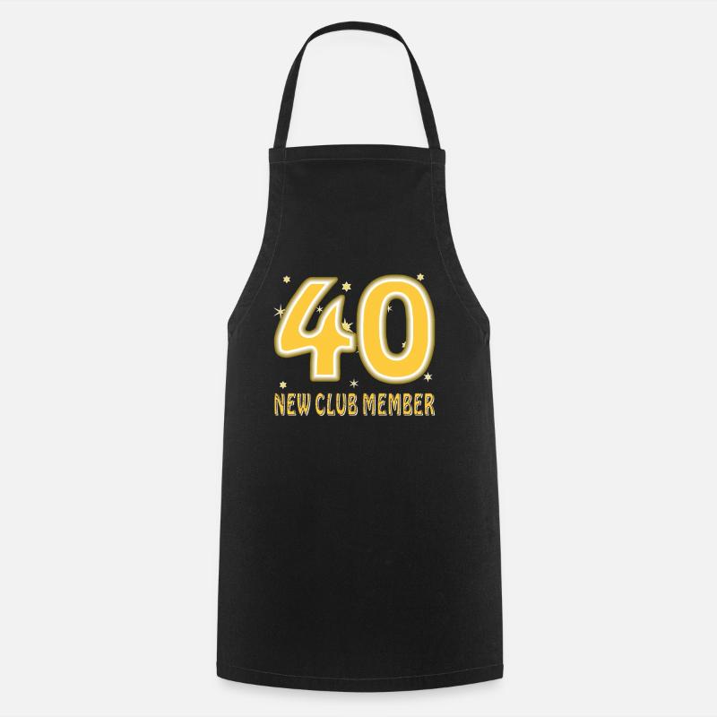 GEBURTSTAG 40 - Kochschürze - Schwarz