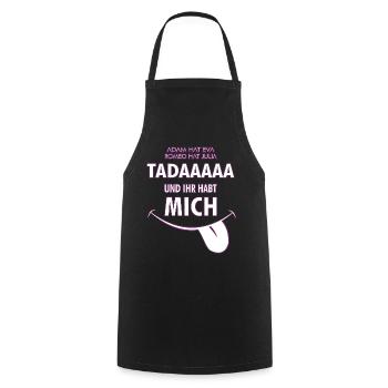Ihr habt es gut. Ihr habt ja mich .. Geschenk Chef - Kochschürze - Schwarz - Vorne - AI Model Male 185 dark (185cm)