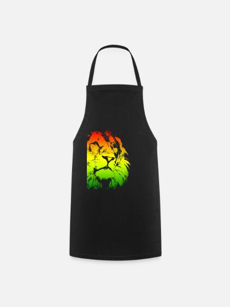 Lion's head - Cooking Apron - black