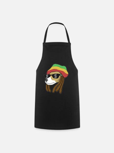 Reggae Dog - Kochschürze - Schwarz