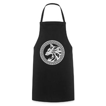 viking - Cooking Apron - black - Front - AI Model Male 185 dark (185cm)