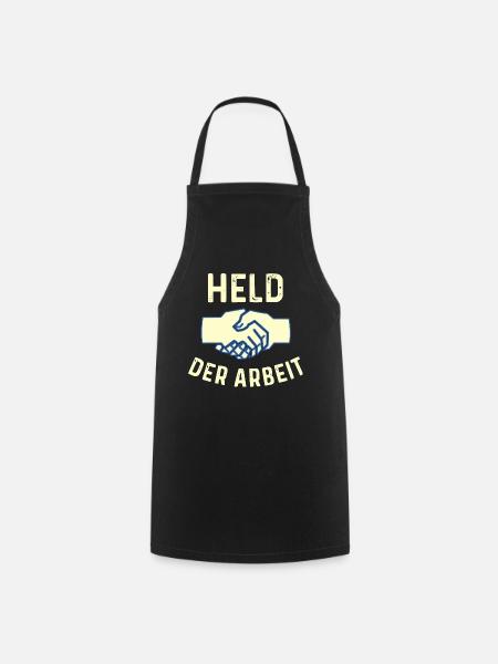 DDR - Held der Arbeit - Kommunist - Kochschürze - Schwarz