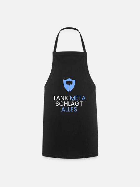 Tank Meta gewinnt - Kochschürze - Schwarz
