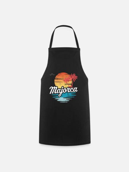 Majorque - Tablier de cuisine - noir