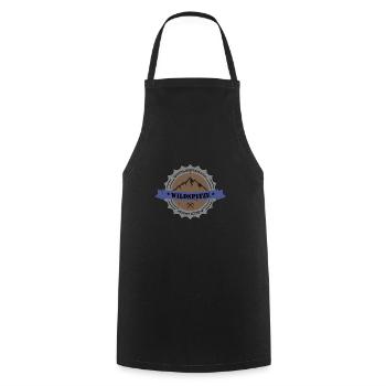 Gipfelbesteigung Wildspitze Height 3770 m Vintage - Kochschürze - Schwarz - Vorne - AI Model Male 185 dark (185cm)