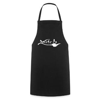 funny witch shirt " witch " witch Walpurgis night - Cooking Apron - black - Front - AI Model Male 185 dark (185cm)