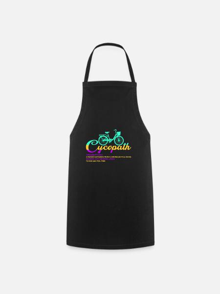 Cycopath Noun - Cooking Apron - black
