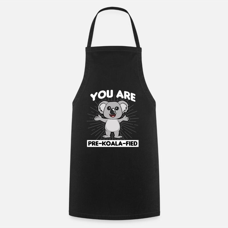 Koala Eucalyptus Australia - Cooking Apron - black
