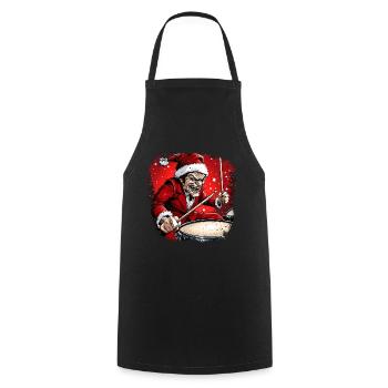 Batteur Noël - Tablier de cuisine - noir - Devant - AI Model Male 185 dark (185cm)