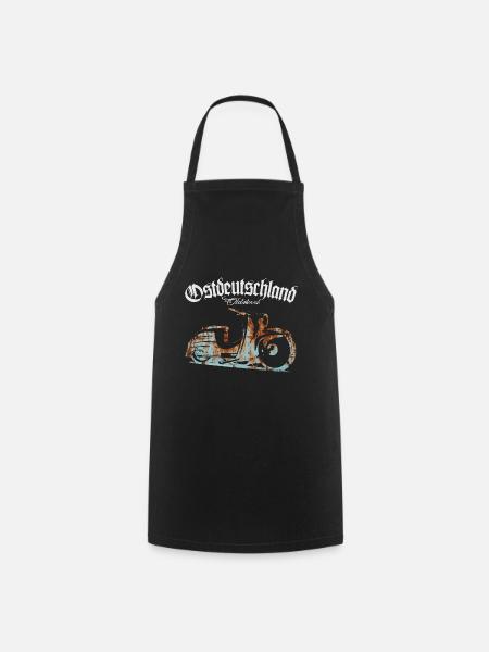 Simson Schwalbe - Ostdeutschland - Oldskool - Kochschürze - Schwarz