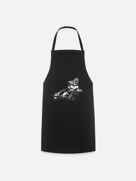 Speedway - Motorcycle Speedway - Cooking Apron - black