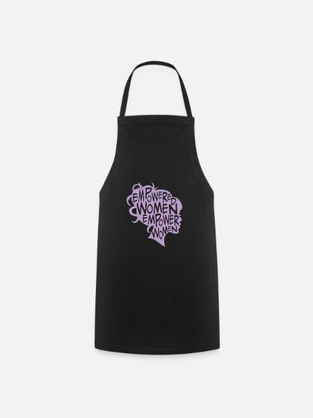 Empowered women Feminist Feminismus Geschenk - Kochschürze - Schwarz