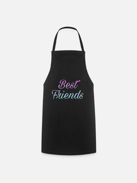 Best friend - meilleur ami - Tablier de cuisine - noir
