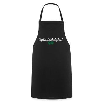 Sgladschdglei - Kochschürze - Schwarz - Vorne - AI Model Male 185 dark (185cm)
