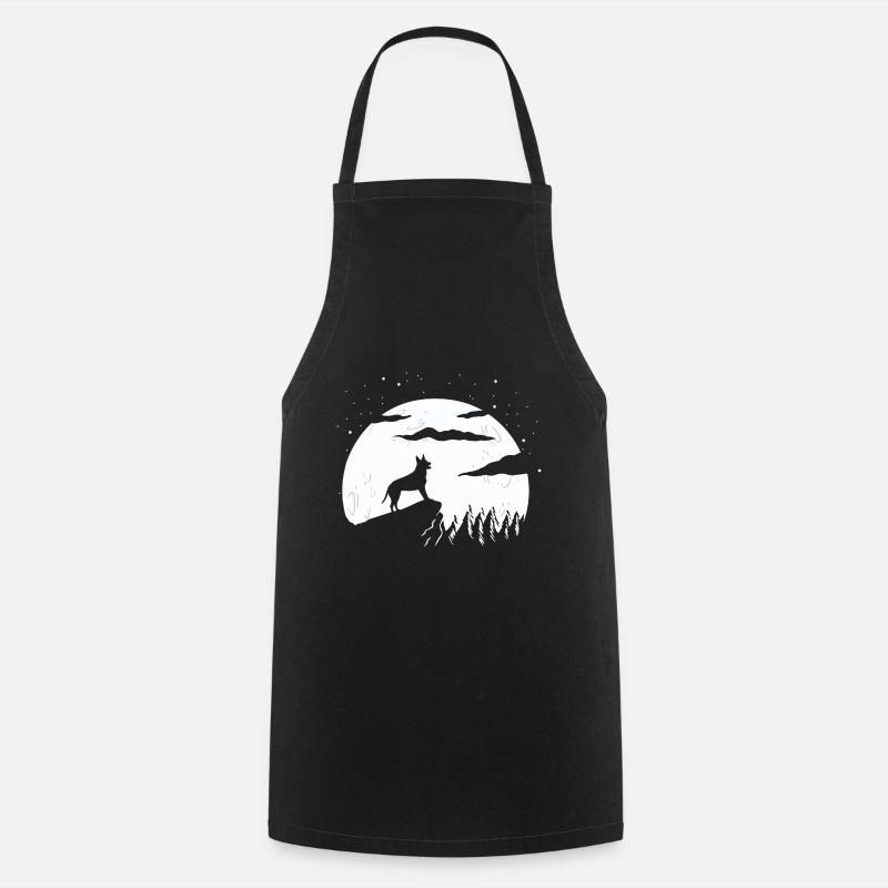 Australian Kelpie - Cooking Apron - black