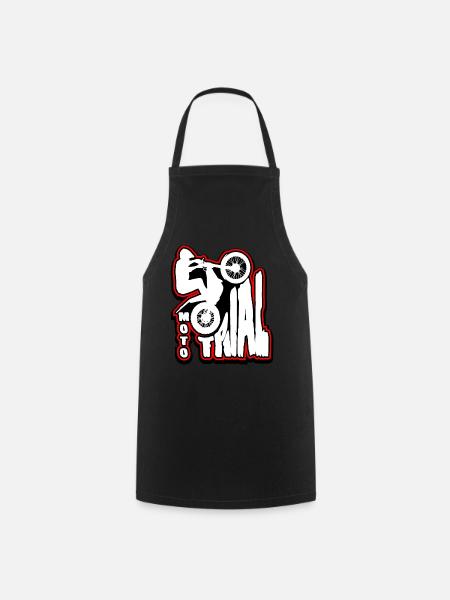 Riders of Moto Trial - Cooking Apron - black