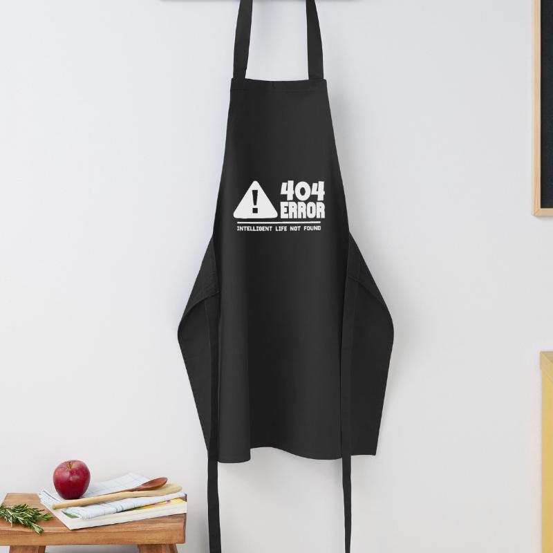 Computer and programmer geek. 404 Errors Cooking Apron