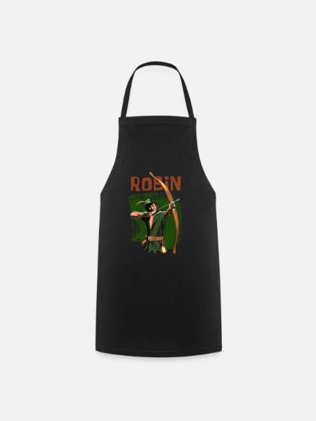 Robin des Bois - Bow and Arrow - Cadeau - Tablier de cuisine - noir