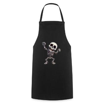 Halloween Design gruselig für die nächste Party - Kochschürze - Schwarz - Vorne - AI Model Male 185 dark (185cm)