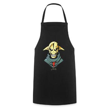 5 elements and a sci-fi monster villain - Cooking Apron - black - Front - AI Model Male 185 dark (185cm)
