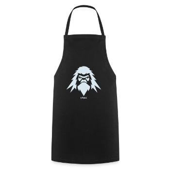 Emblème des montagnes Yeti des montagnes - Tablier de cuisine - noir - Devant - AI Model Male 185 dark (185cm)