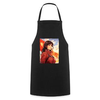 Propagande beauté : Filles socialistes - Tablier de cuisine - noir - Devant - AI Model Male 185 dark (185cm)